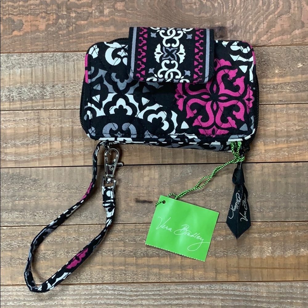 Vera Bradley Wristlet Canterbury Magenta